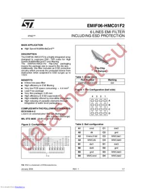 EMIF06-HMC01F1 datasheet  