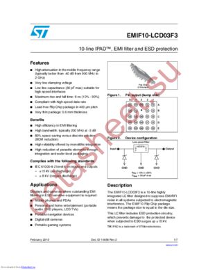 EMIF10-LCD03F3 datasheet  