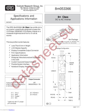 8M053366 datasheet  