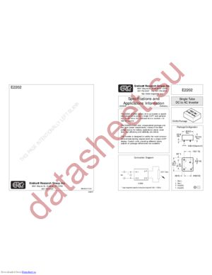 E2202 datasheet  