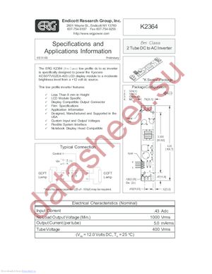 K2364 datasheet  