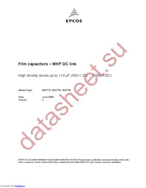 B32776G8306K000 datasheet  