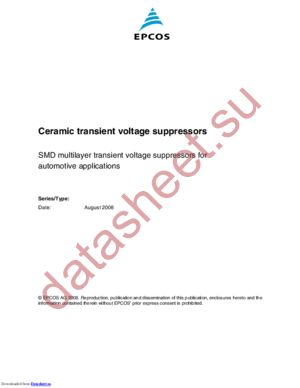 B72540V1140S262 datasheet  