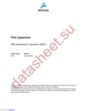 B81141C1334M189 datasheet  