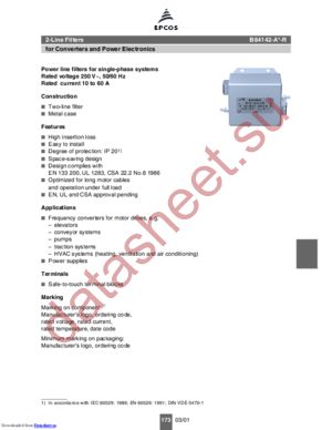 B84142-A10-R datasheet  