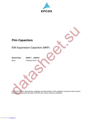 B32912A3154M datasheet  