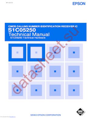 S1C05250 datasheet  