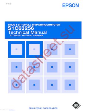 S1C63256 datasheet  