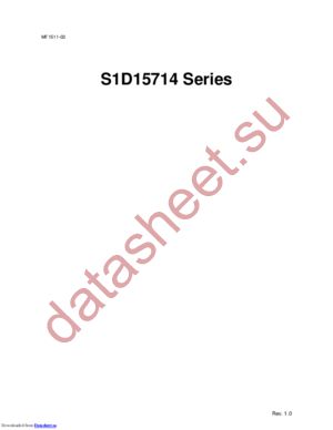 S1D15714 datasheet  