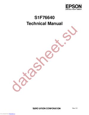 S1F76640M0C0 datasheet  