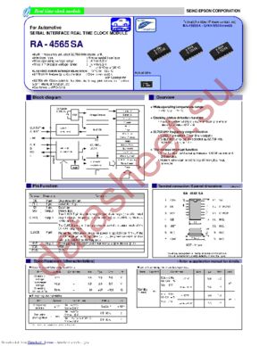 RA-4565SA datasheet  