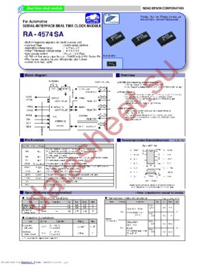 RA-4574SA datasheet  