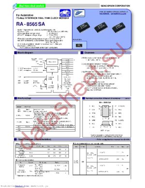 RA-8565SA datasheet  
