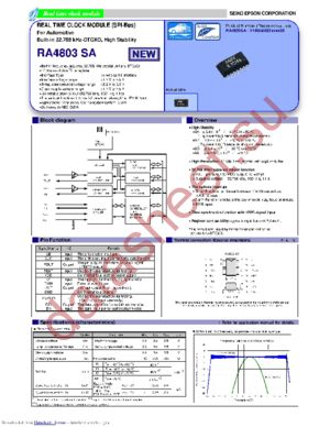 RA4803SA datasheet  