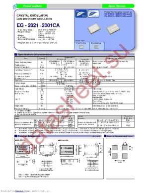 EG-2101CA 62.5000M-DCHL3 datasheet  