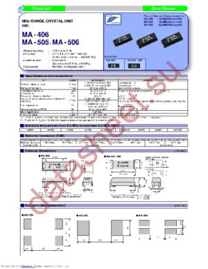 MA-506 12.0000M-C datasheet  