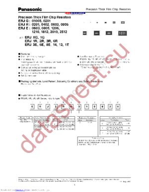 ERJ14NF1101U datasheet  