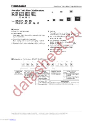 ERJ6ENF2003V datasheet  