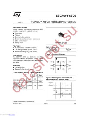 ESDA6V1-5SC6_04 datasheet  
