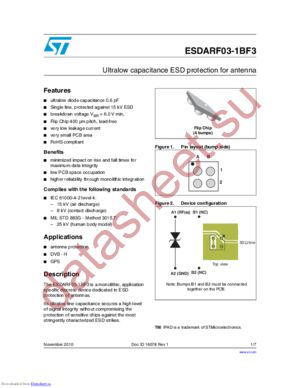 ESDARF03-1BF3 datasheet  