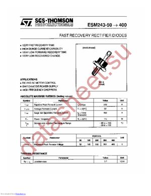 ESM243-100 datasheet  
