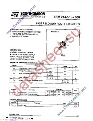 ESM244-200 datasheet  