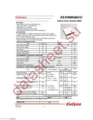 ESM5822VU datasheet  