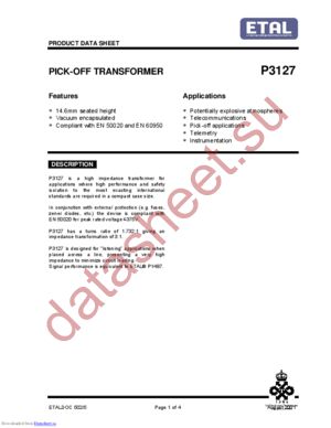 P3127 datasheet  