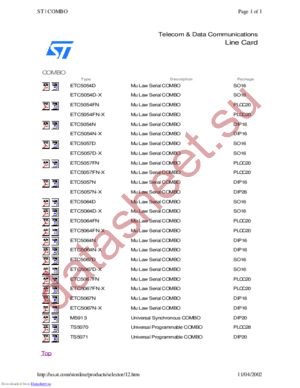 ETC5057DX datasheet  