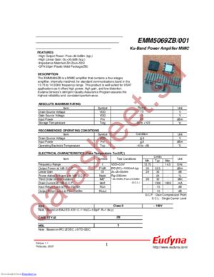 EMM5069ZB-001 datasheet  