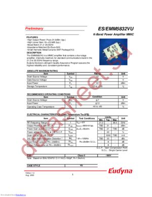 ES-EMM5832VU datasheet  