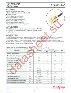 FLD3F8CZ datasheet  