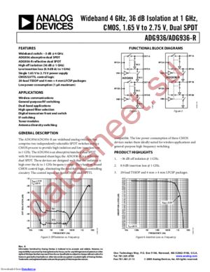 ADG936BRUZ-REEL7 datasheet  