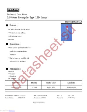 594SURD/S530-A3 datasheet  