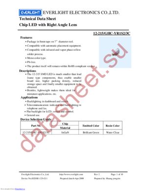 12-215-G6C-BP1Q2L-3C datasheet  