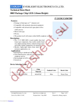 17-21-BHC-XLMJY-3T datasheet  
