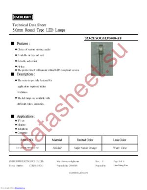 333-2USOC-H3-S400-A8 datasheet  