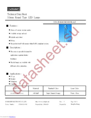 333-2USOC-H3-S530-A5 datasheet  