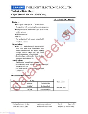 15-22-R6GHC-A01-2T datasheet  