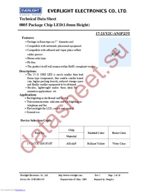 17-21-Y2C-AN1P2-3T datasheet  