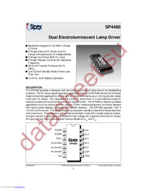 SP4480EY datasheet  