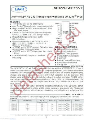 SP3227EEY-L/TR datasheet  