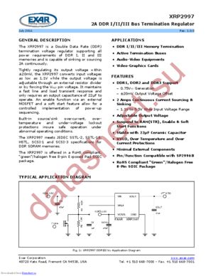 XRP2997IDBTR-F datasheet  