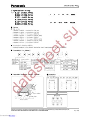 EXB-38V101JV datasheet  