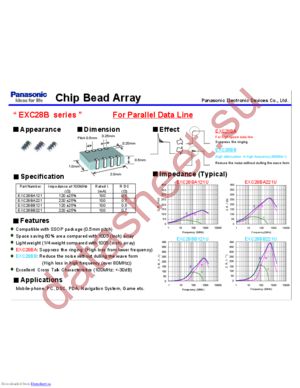 EXC28B datasheet  