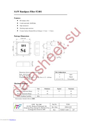 F2481 datasheet  