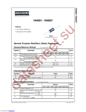 1N4002.TR datasheet  