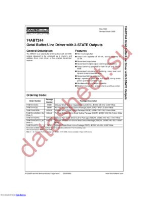 74ABT244CMTCX-NL datasheet  