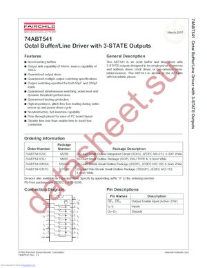 74ABT541CMSAX-NL datasheet  