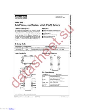 74AC648SCX_NL datasheet  